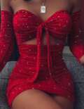 Shiny red